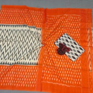 Pochampally Double Ikkat Mercerized Cotton Sarees -PRSM29006