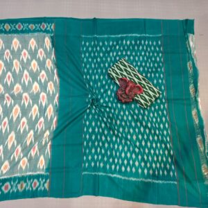 Pochampally Double Ikkat Mercerized Cotton Sarees -PRSM29007