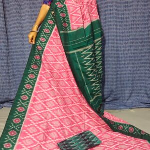 Pochampally Double Ikkat Mercerized Cotton Sarees -PRSM29089