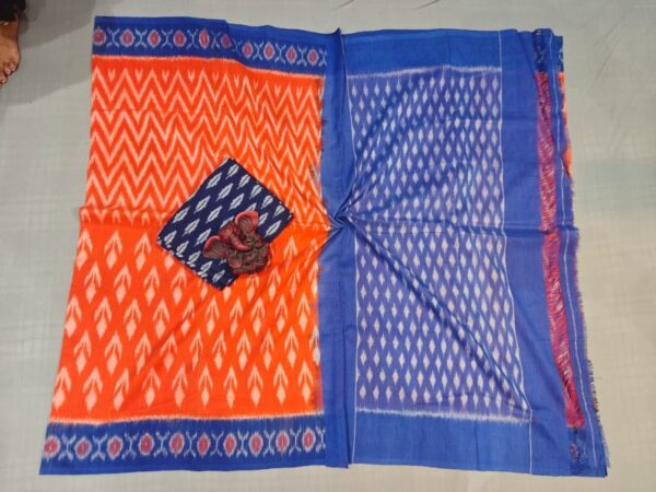 Pochampally Double Ikkat Mercerized Cotton Sarees -PRSM29009
