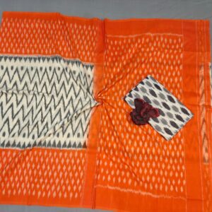 Pochampally Double Ikkat Mercerized Cotton Sarees -PRSM29009