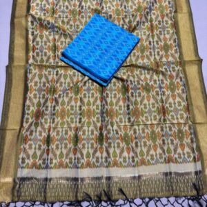 Pochampally Ikkat Sico Silk Suits, Pochampally Silk Cotton dress materials, Handloom Salwar suits