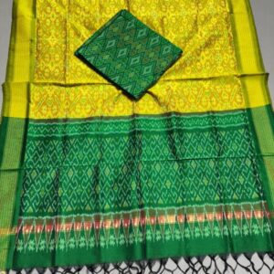 Pochampally Ikkat Sico Silk Suits, Pochampally Silk Cotton dress materials, Handloom Salwar suits