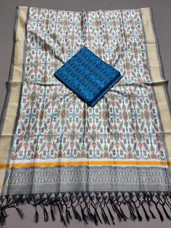 Pochampally Ikkat Sico Silk Suits, Pochampally Silk Cotton dress materials, Handloom Salwar suits