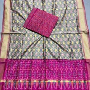 Pochampally Ikkat Sico Silk Suits, Pochampally Silk Cotton dress materials, Handloom Salwar suits