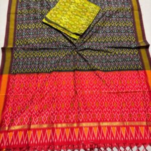 Pochampally Ikkat Sico Silk Suits, Pochampally Silk Cotton dress materials, Handloom Salwar suits