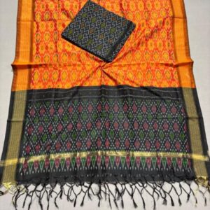 Pochampally Ikkat Sico Silk Suits, Pochampally Silk Cotton dress materials, Handloom Salwar suits