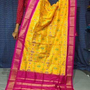 Pochampally Ikkat silk dupattas, ikkat handloom silk dupatta, ikkat pattu chuni, Pochampally Dupattas