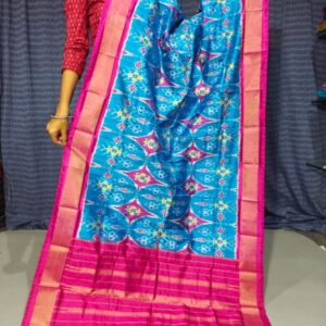 Pochampally Ikkat silk dupattas, ikkat handloom silk dupatta, ikkat pattu chuni, Pochampally Dupattas