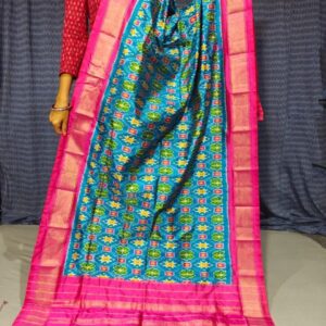 Pochampally Ikkat silk dupattas, ikkat handloom silk dupatta, ikkat pattu chuni, Pochampally Dupattas