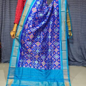 Pochampally Ikkat silk dupattas, ikkat handloom silk dupatta, ikkat pattu chuni, Pochampally Dupattas