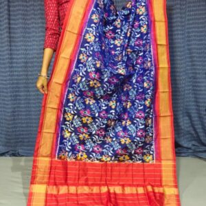 Pochampally Ikkat silk dupattas, ikkat handloom silk dupatta, ikkat pattu chuni, Pochampally Dupattas