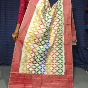 Pochampally Ikkat silk dupattas, ikkat handloom silk dupatta, ikkat pattu chuni, Pochampally Dupattas