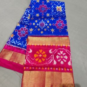 Pochampally Ikkat Silk Lehengas, Handloom Silk Lehengas, Ikkat Pavada, Silk Pavada free size, ikkat pattu lehengas