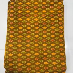 Ikkat Pochampally Lehengas - Handloom Silk Lehenga with blouse Unstitched - SRL750015