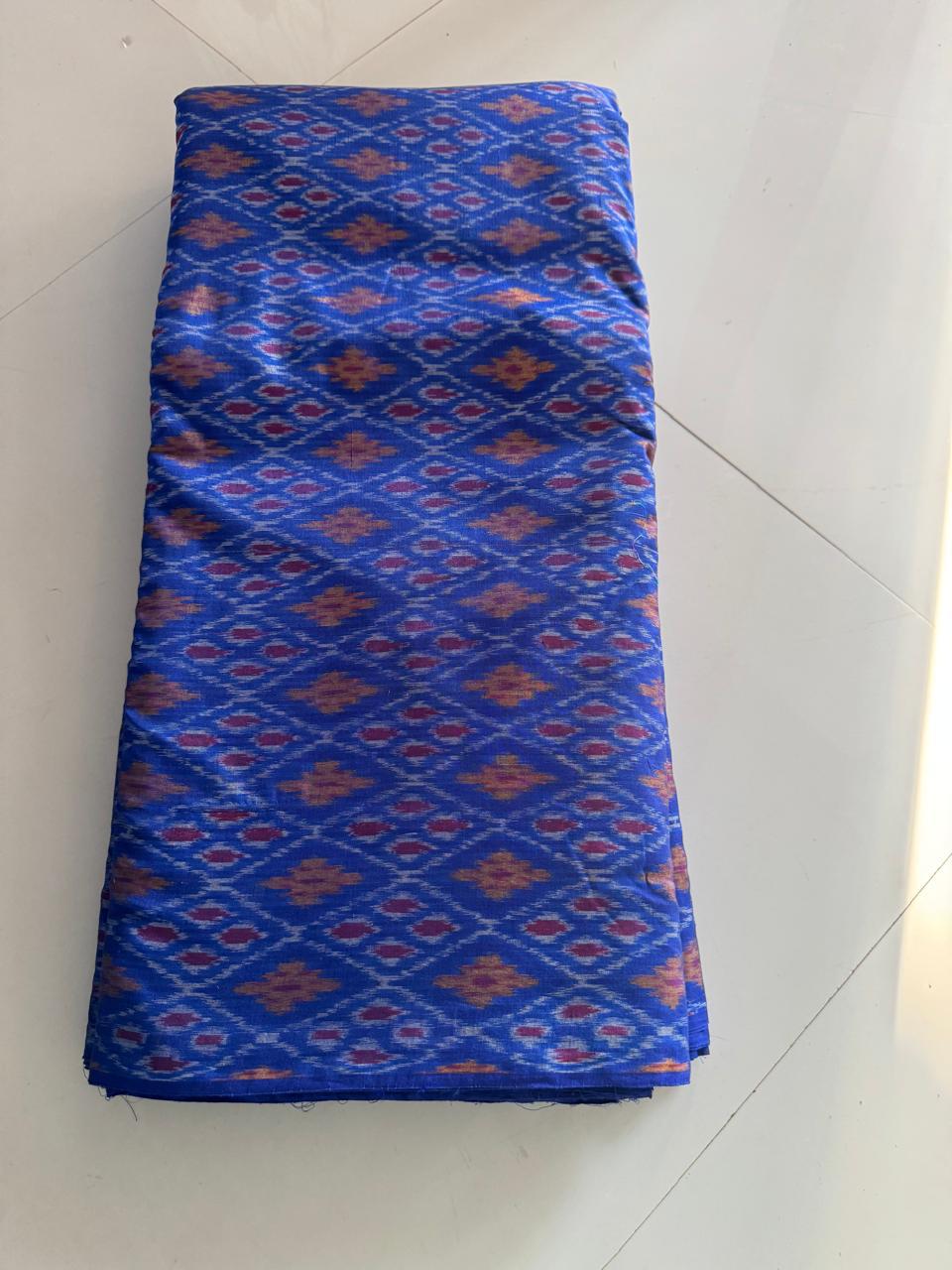 Ikkat Pochampally Lehengas - Handloom Silk Lehenga with blouse Unstitched - SRL75003