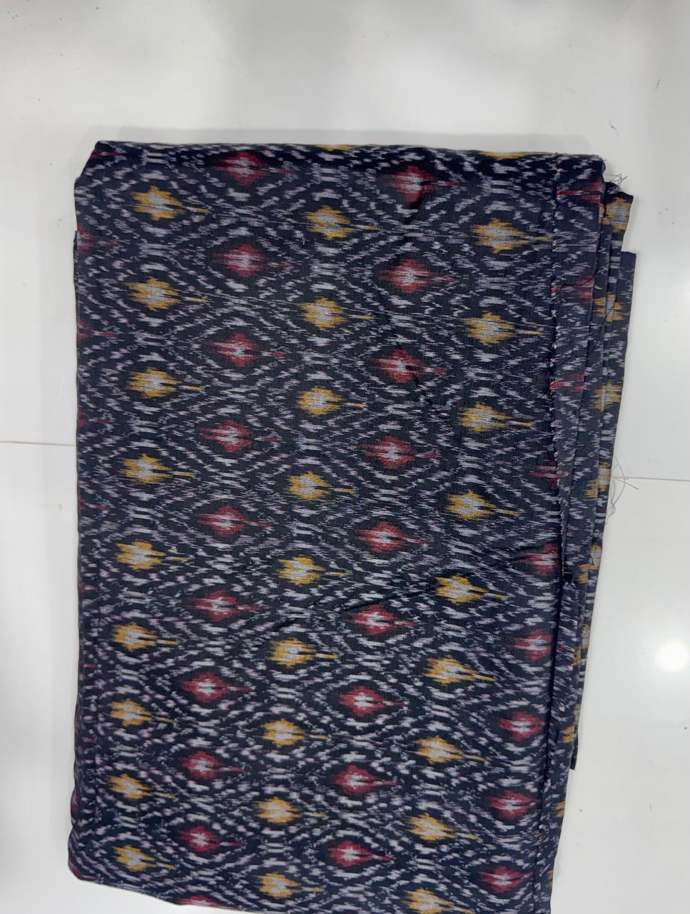 Ikkat Pochampally Lehengas - Handloom Silk Lehenga with blouse Unstitched - SRL750037