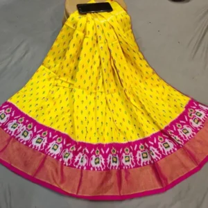 Pochampally Silk Lehenga MEDUIM SIZE with blouse -PRS450011