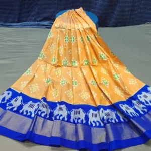 Pochampally Silk Lehenga MEDUIM SIZE with blouse -PRS450012