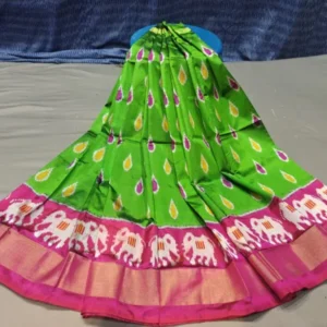 Pochampally Silk Lehenga MEDUIM SIZE with blouse -PRS450013