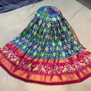 Pochampally Silk Lehenga MEDUIM SIZE with blouse -PRS450016