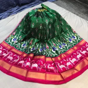 Pochampally Silk Lehenga MEDUIM SIZE with blouse -PRS450017