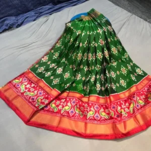 Pochampally Silk Lehenga MEDUIM SIZE with blouse -PRS450018