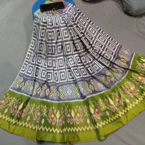 Pochampally Silk Lehenga MEDUIM SIZE with blouse -PRS45002