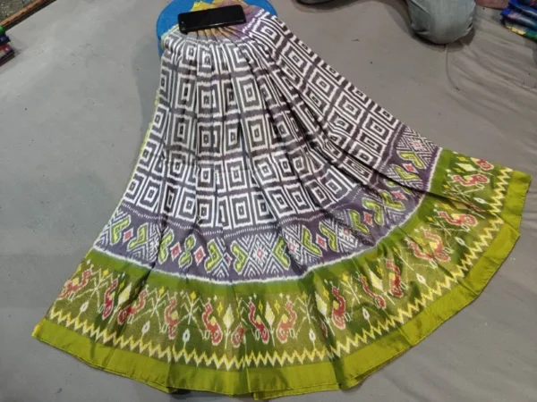 Pochampally Silk Lehenga MEDUIM SIZE with blouse -PRS45002