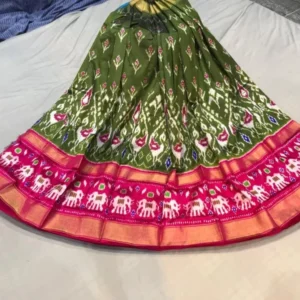 Pochampally Silk Lehenga MEDUIM SIZE with blouse -PRS450020