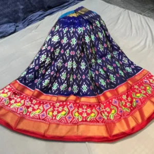 Pochampally Silk Lehenga MEDUIM SIZE with blouse -PRS450023