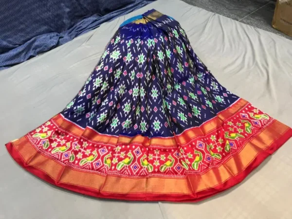 Pochampally Silk Lehenga MEDUIM SIZE with blouse -PRS450023