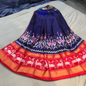 Pochampally Silk Lehenga MEDUIM SIZE with blouse -PRS450025