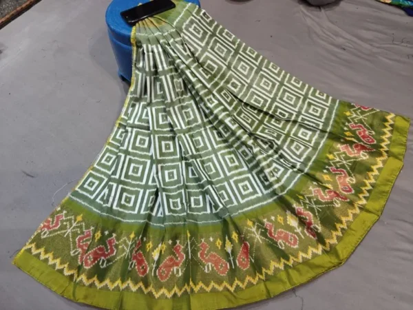 Pochampally Silk Lehenga MEDUIM SIZE with blouse -PRS45004