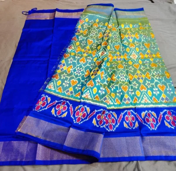 Pochampally Silk Lehenga MEDUIM SIZE with blouse -PRS45005
