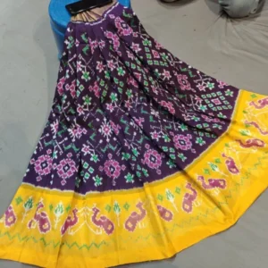 Pochampally Silk Lehenga MEDUIM SIZE with blouse -PRS45006