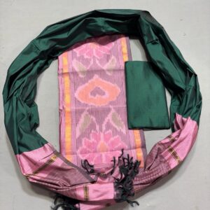 Ikkat Pochampally Handloom Silk Mix Ethnic Dress Material -SSMD0022