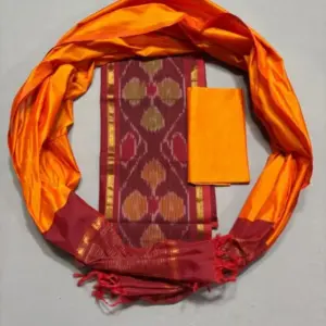 Pochampally silk mix dress materials wholesale price, Pochampally Ikkat Silk Dress materials, Ikkat Pattu dress materials