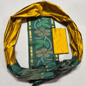 Ikkat Pochampally Handloom Silk Mix Ethnic Dress Material -SSMD0049