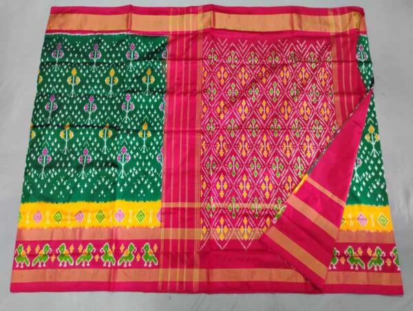 Pochampally Pattu Saree Multi Color Latest Design - ARH1001