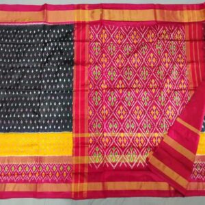 Pochampally Silk Sarees Multi Color Handloom Sarees -ARH10021