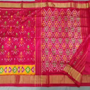 Pochampally Silk Sarees Multi Color Handloom Sarees -ARH10027