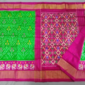 Pochampally Silk Sarees Multi Color Handloom Sarees -ARH10032
