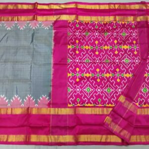 Pochampally Silk Sarees Multi Color Handloom Sarees -ARH10033