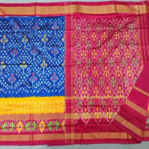 Pochampally Pattu Saree Multi Color Latest Design - ARH1005