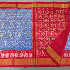 Pochampally Pattu Saree Multi Color Latest Design - ARH1006