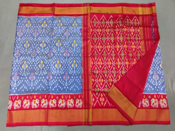 Pochampally Pattu Saree Multi Color Latest Design - ARH1006