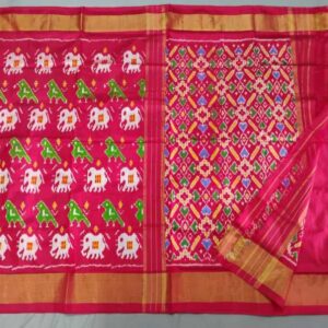 Pochampally Pattu Saree Multi Color Latest Design - ARH1007
