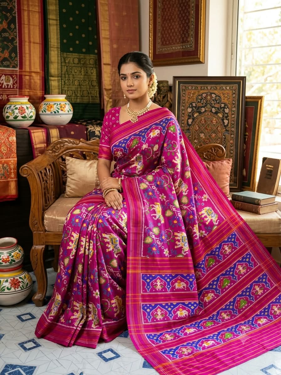 Pochampally Ikat Silk Sarees 15000 Silk Mark Certified, Silk Mark Certified Pochampally Sarees, Pochampally Pure Silk Sarees, Original Pochampally Ikat Silk Sarees, Handloom Pochampally Silk Sarees, Authentic Silk Mark Certified Sarees, Pure Silk Ikat Sarees, Buy Pochampally Silk Sarees Online, Designer Ikat Silk Sarees, Telangana Handloom Silk Sarees, Premium Pochampally Silk Sarees, Traditional Ikat Silk Sarees, Indian Handloom Silk Sarees, Certified Silk Sarees Online, Handwoven Pochampally Sarees