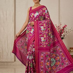 Pochampally Ikat Silk Sarees 15000 Silk Mark Certified, Silk Mark Certified Pochampally Sarees, Pochampally Pure Silk Sarees, Original Pochampally Ikat Silk Sarees, Handloom Pochampally Silk Sarees, Authentic Silk Mark Certified Sarees, Pure Silk Ikat Sarees, Buy Pochampally Silk Sarees Online, Designer Ikat Silk Sarees, Telangana Handloom Silk Sarees, Premium Pochampally Silk Sarees, Traditional Ikat Silk Sarees, Indian Handloom Silk Sarees, Certified Silk Sarees Online, Handwoven Pochampally Sarees
